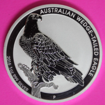 Gem BU 2016 Australia Wedge-Tailed Eagle Silver Exact Coin Shown Mint Capsule 18 - $54.99