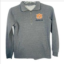 Auburn Tigers Grey Zip Up Sweatshirt College Size XS - £19.49 GBP