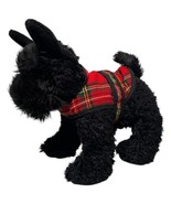 Vintage Scottie Scottish Terrier Dog Tartan Jacket 9” Keel Toys  Stuffed... - $215.14 MXN
