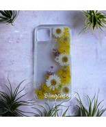Natural Pressed Dried Real Flower Cat Resin Case For iPhone 13 14 15 16 ... - $661.36 MXN