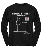 Track Outline Series Seoul Street Circuit - Long Sleeve Tee - £18.80 GBP+