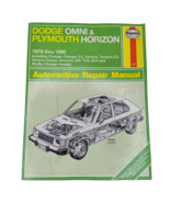 Haynes Repair Manual Dodge Omni Plymouth Horizon Charger Shelby 1978-199... - £14.00 GBP
