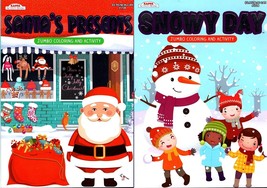 Santa`s Presents and Snowy Day - Christmas Holiday - Jumbo  Activity Book - £8.52 GBP