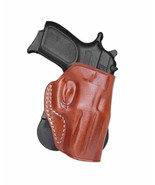 Fits S&amp;W MP 380 Shield EZ 3.675”BBL Leather Paddle Holster Open Top #150... - £52.14 GBP