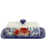 Pioneer Woman ~ FRONTIER ROSE ~ Stoneware ~ Sculptural Detail Floral But... - $44.74 CAD