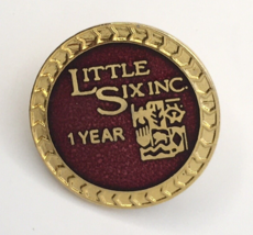 Little Six Inc 1 Year Badge Lapel Tack Pin Manufacturing Minnesota - $20.00