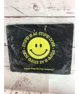 Forrest Bubba Gump Shrimp Co Drawstring Backpack Bag Stupid Is Smiling P... - $17.58 CAD