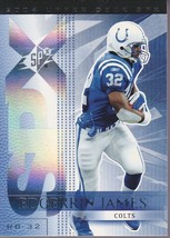 Edgerrin James 2004 SPx #41 Indianapolis Colts Hall of Famers Football Card - £1.36 GBP