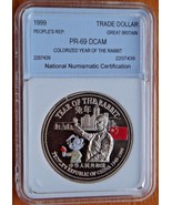 Großbritannien Trade Dollar Macau Returns To China 1999 People Repub. Ge... - $101.77 CAD