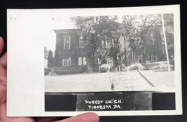 Vintage RPPC Forest County Courthouse Tionesta PA Real Photo Postcard - £17.03 GBP
