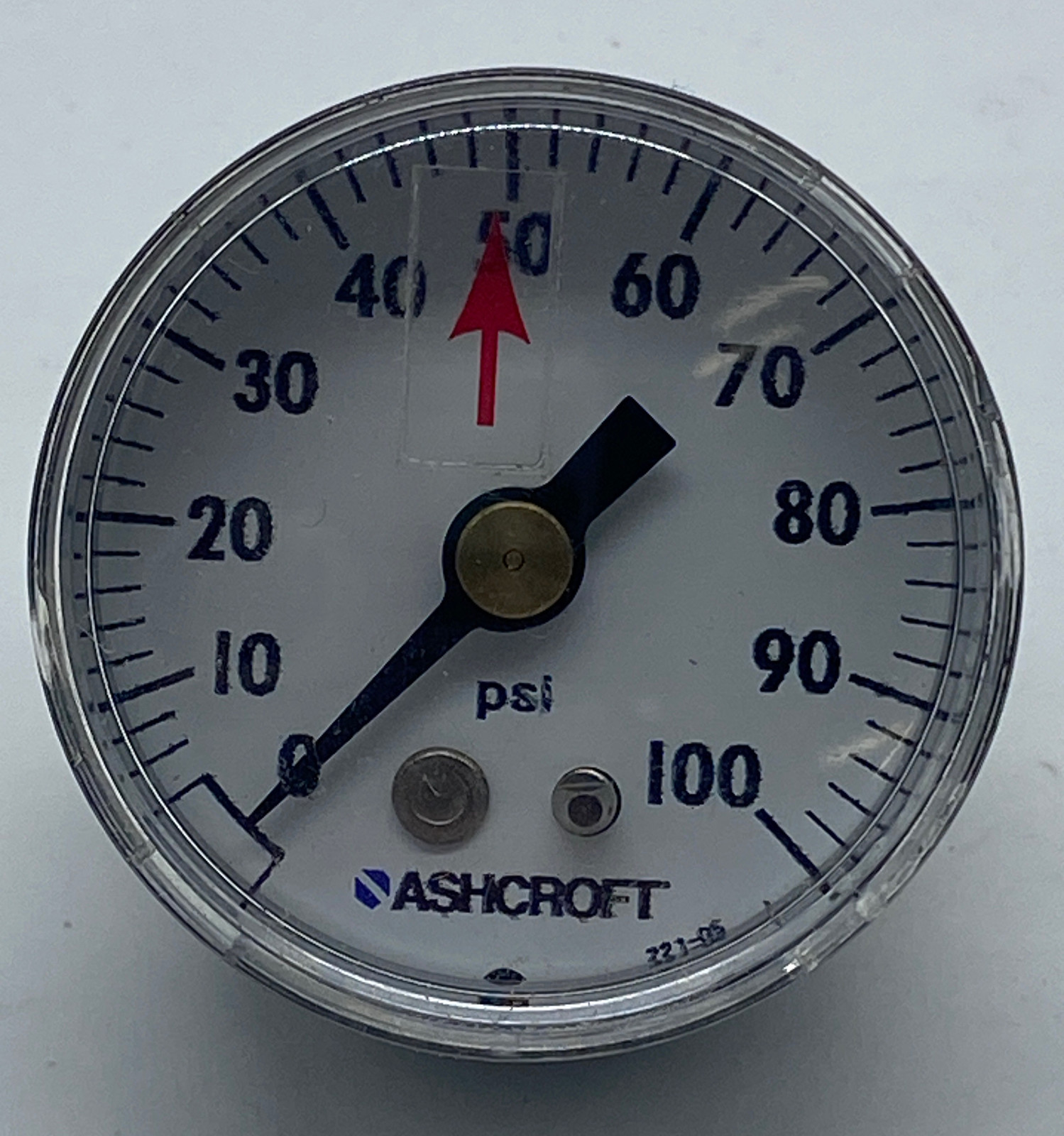 Ashcroft 221-05 Pressure Gauge 0-100Psi  - $10.25