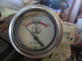 Vintage US Guage EUCLID Oil Pressure Guage up to 200 - £16.02 GBP