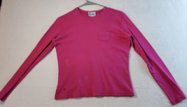 Lilly Pulitzer T Shirt Top Youth Small Pink Knit 100% Cotton Long Sleeve... - $10.93