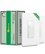 3 Way Smart Switch By Martin Jerry, 2 Pack, Alexa, Way Light Switch. - £33.71 GBP