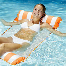 Premium Swimming Pool Float Hammock Multi-Purpose Inflatable Hammock Wat... - $38.97