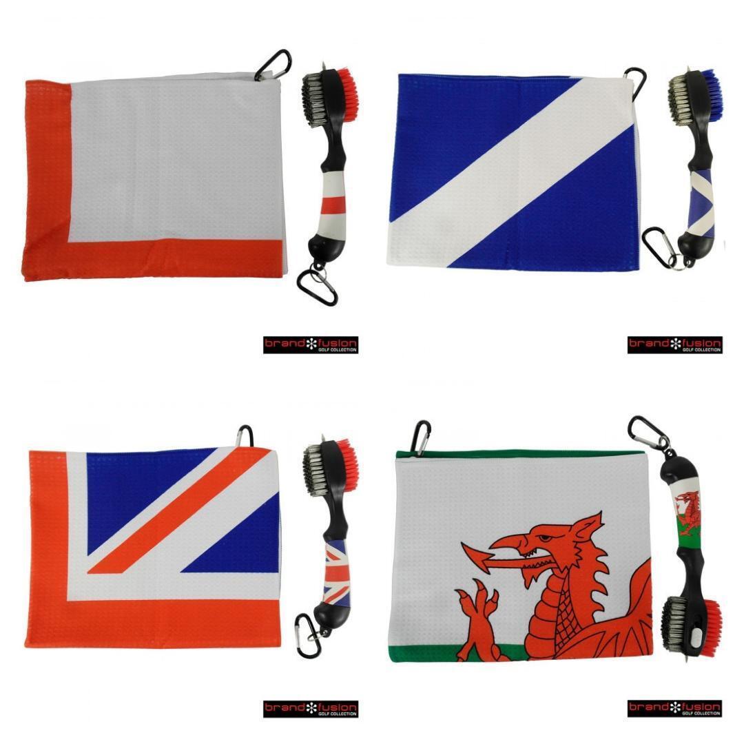 Primary image for BRAND FUSION ENGLAND, UK, SCOTLAND OR WALES CRESTED DELUXE TOWEL AND BRUSH SET
