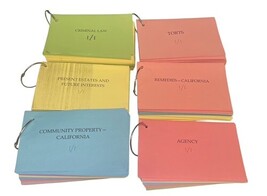 California Bar Exam Flashcards Set Barbri 2025-2026 All Subjects + Chemerinsky image 3