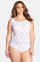 Hanky Panky Signature Sleeveless Lace White Bodysuit 2X 20-22W - $42.07