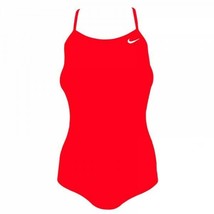 NWT $36 Nike Girl&#39;s Big Racerback One Piece Swimsuit NESS9844-814 Sz L - £19.76 GBP