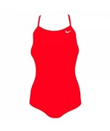 NWT $36 Nike Girl&#39;s Big Racerback One Piece Swimsuit NESS9844-814 Sz L - £19.91 GBP