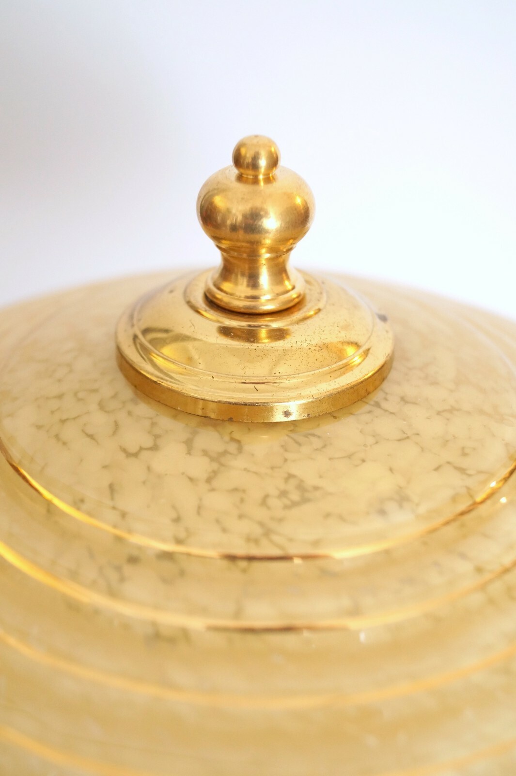 Art Deco Table Lamp "SATURN RINGS" Brass Lamp Berlin Light Item image 6