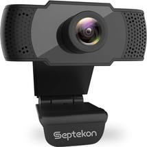 1080P HD Webcam with Microphone Streaming Computer Web Camera for Laptop Desktop - £37.36 GBP