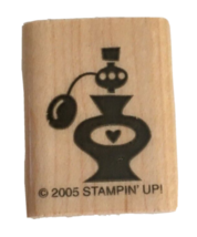 Stampin Up Rubber Stamp Perfume Bottle Spritzer Cool Cats Victorian Card Making - £3.18 GBP