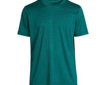 Athletic Works Men&#39;s Jersey Tee with Short Sleeves, Teal Size M(38-40) - $15.83