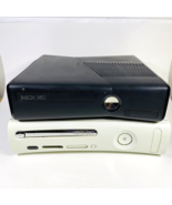 Microsoft Xbox 360 &amp; Slim Console Lot Tested &quot;For Parts/Repair&quot; Black Wh... - $18.00