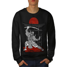 Wellcoda Japanese Fight Dance Mens Sweatshirt, Combat Casual Pullover Jumper - £23.58 GBP+