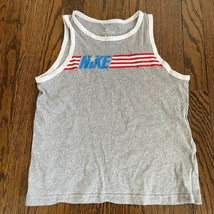 The Nike Tee Gray American Flag Womens Size Medium Cotton USA Red White ... - £7.78 GBP