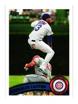 2011 Topps Baseball Card 247 Starlin Castro Chicago Cubs Shortstop - £2.38 GBP