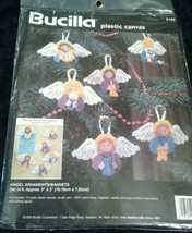 Bucilla Angel Ornaments/Magnets Plastic Canvas 6159 New Christmas Holiday - $15.25