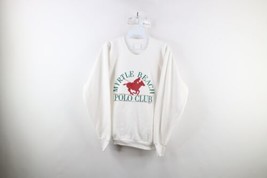 Vintage 90s Streetwear Womens Large Spell Out Myrtle Beach Polo Club Sweatshirt - £39.52 GBP