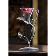 Lilac Lily Pad Tealight Holder - £39.05 GBP