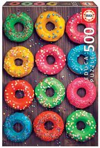 Educa 500 Piece Jigsaw Puzzle - Colorful Donuts - 19005 - $31.19