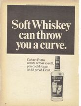 1968 Calvert Extra Whiskey Print Ad 8.5" x 11" - $19.75