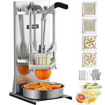 VEVOR Commercial French Fry Cutter with 4 Replacement Blades, 1/4″ &amp; 3/8″ - $135.80 CAD