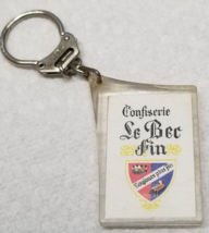 Confiserie Le Bec Fin Keychain Philadelphia French Restaurant 1960s Vintage - $11.35