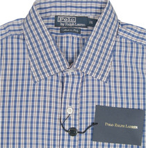 NEW $225 Polo Ralph Lauren Dress Shirt!  Plaid  *Pearl Buttons*  *Made i... - £87.16 GBP
