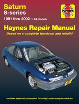 Saturn S-series SL, SL1, SL2, SC, SC1, SC2, SW1 &amp; SW2 (91-02) Haynes Rep... - £8.76 GBP