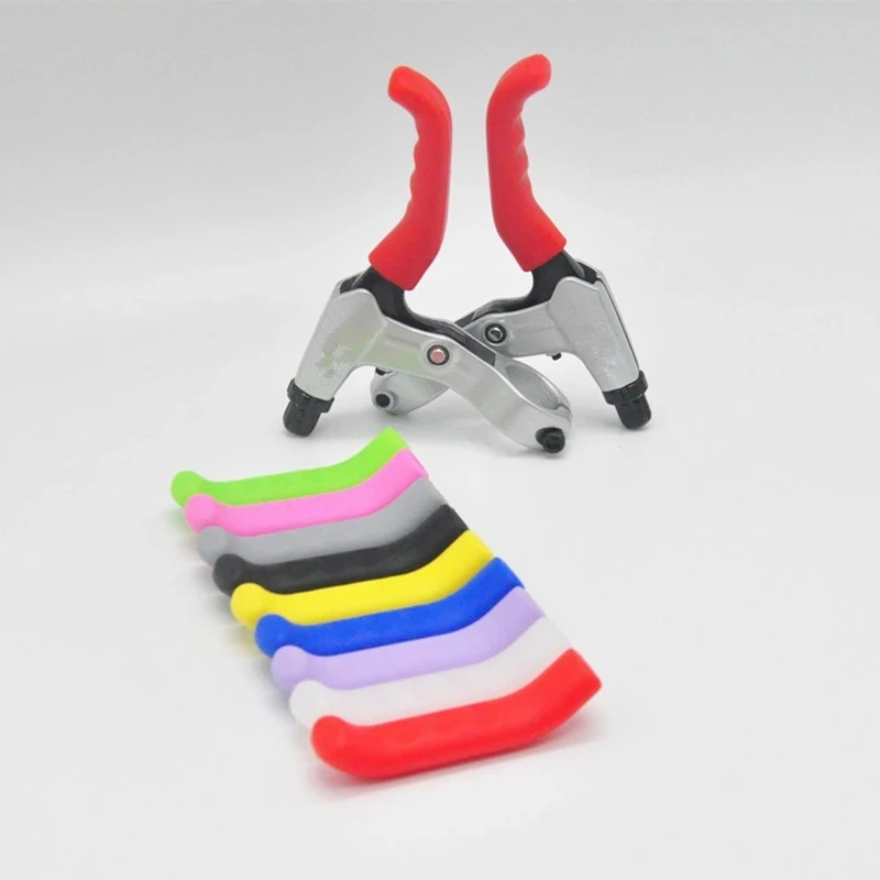 Sporting Motorcycle Bicycle Brake Lever Protection Cover Brake Handle Silicone S - £23.55 GBP