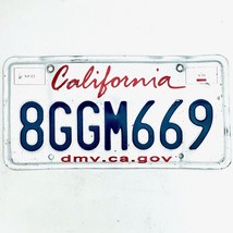  United  States California Lipstick Passenger License Plate 8GGM669 - £13.23 GBP