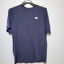 North Face Shirt Mens XL Crew Neck Short Sleeve Navy Blue Casual - $13.63