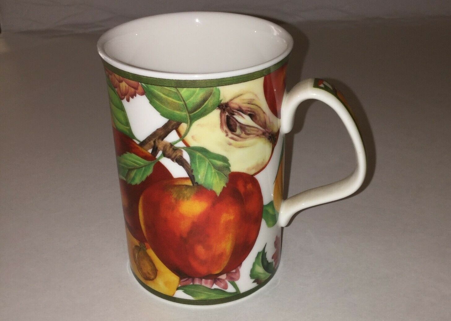 Royal Doulton Expressions Fruit Tapestry Ruth Parry Apple Peach Cup Mug ... - $8.85