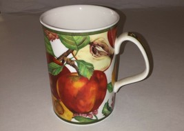 Royal Doulton Expressions Fruit Tapestry Ruth Parry Apple Peach Cup Mug 4 inch - £6.99 GBP