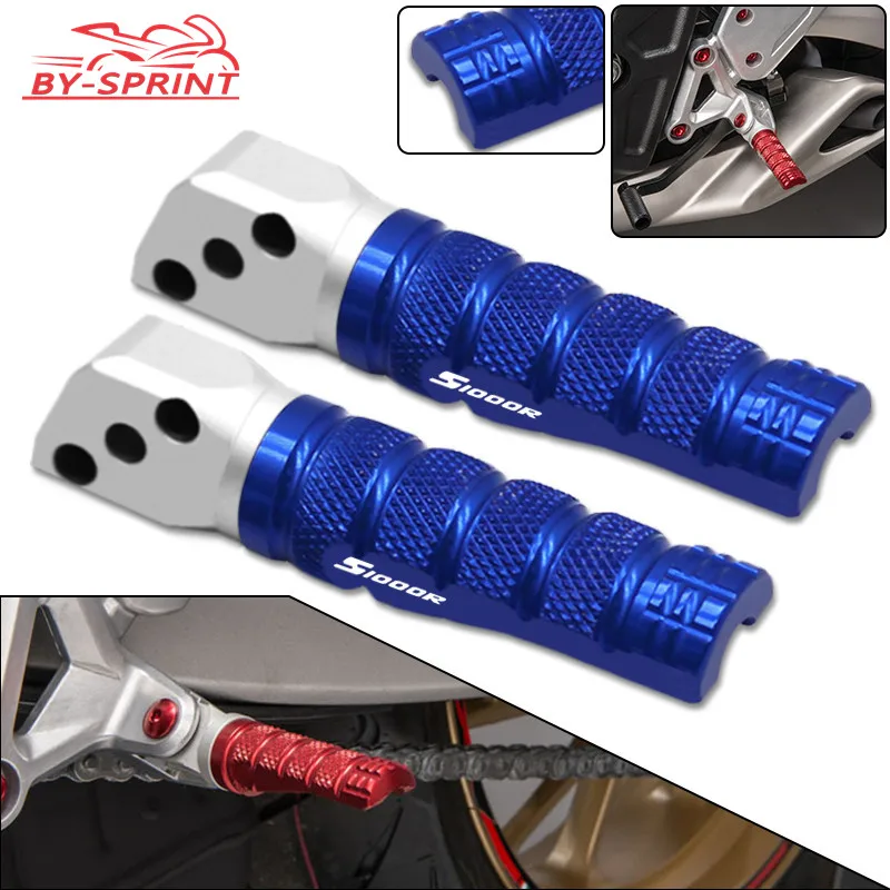 Motorcycle Accessories CNC Rear Footrest Foot Peg Adapter Passenger Peda... - $38.36