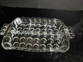 Vintage Heisey 11.5&quot; Whirlpool Clear Provincial 4-Part Relish Dish ca. 1930s-50s - £22.34 GBP