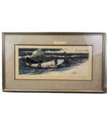 Gary Hinte Life Boat Color Serigraph Hand Signed Numbered 210 1977 Frame... - £129.48 GBP