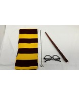 Harry Potter Scarf, Glasses, Necklace &amp; Light Up Magic Wand Costume Acce... - $34.66 CAD